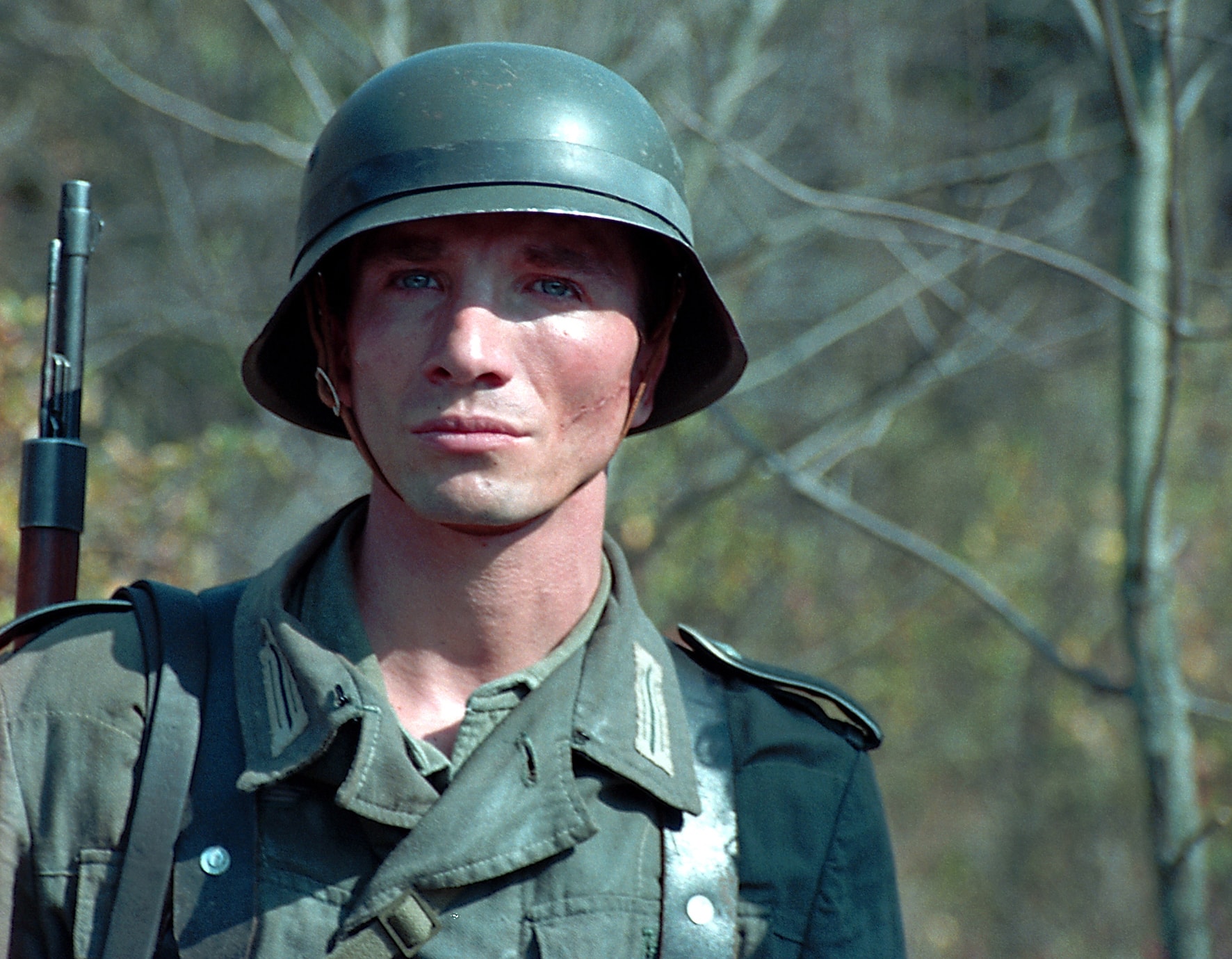 Hans — portrait of German soldier in helmet